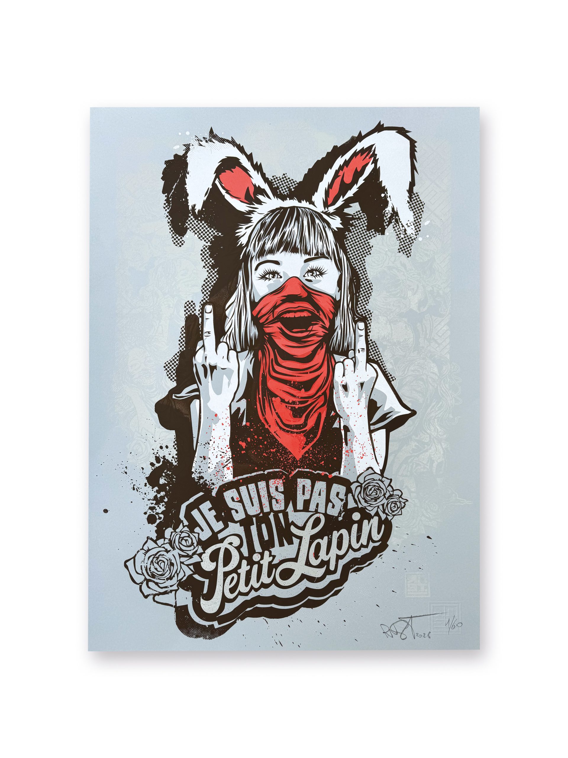 HAUT LES MAINS - serigraphie RNST