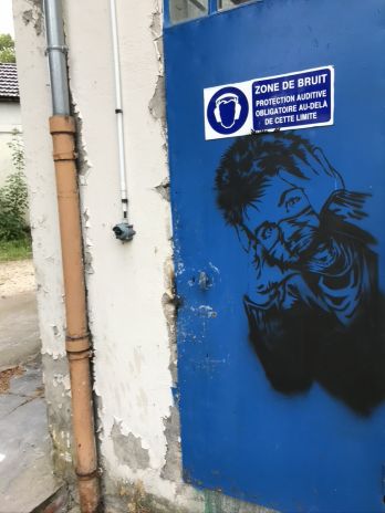 pochoir de RNST friche Dijon