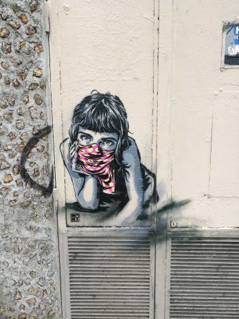 pochoir, stencil, street-art Paris