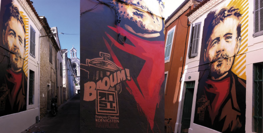 homage a RAVACHOL - RNST - NIMES 2013
street-art, mural, fresque, spray paint art, live painting, art urbain contemporain, urban art. mural de RNST NIMES 2013