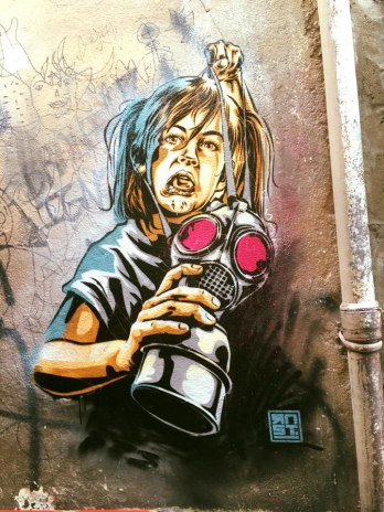 street-art, pochoir, stencil, art urbain, urban-art de RNST Dijon 2018 street-art, pochoir, stencil, art urbain, urban-art de RNST