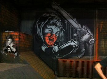 street-art, pochoir, stencil, affiche, graffiti, muralisme, fresque de RNST
