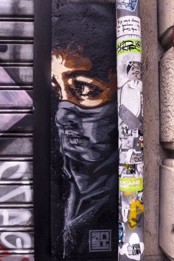 Pochoir de RNST Grenoble 2015 street-art, pochoir, stencil, art urbain, urban-art de RNST